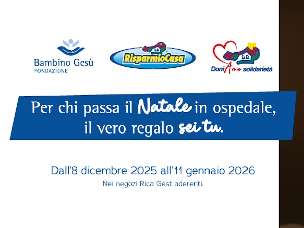 Risparmio Casa raccoglie oltre 60mila euro per le famiglie del Bambino Gesù