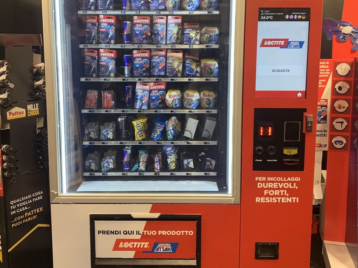 Brico io, Henkel e Vado lanciano un progetto pilota di smart vending