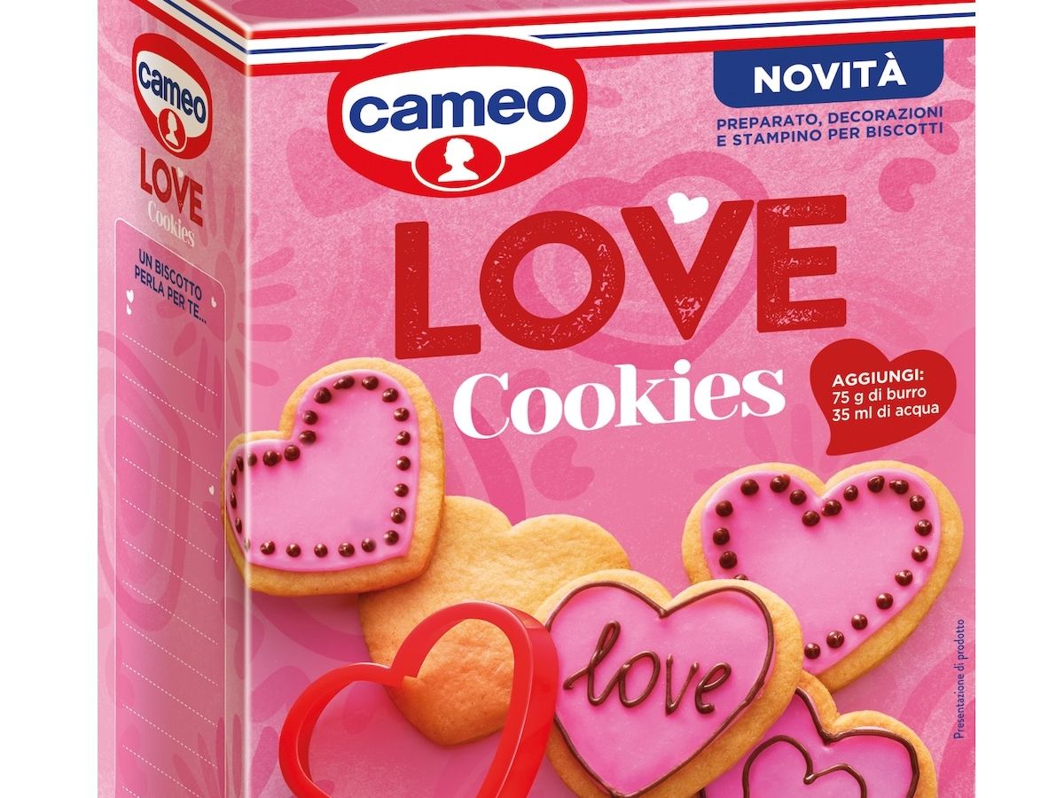 Cameo: a San Valentino arriva il kit per biscotti Love Cookies