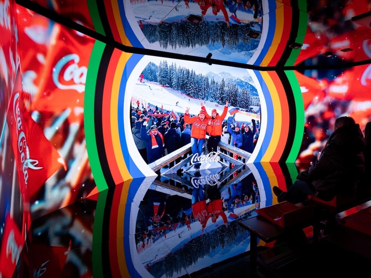 Coca-Cola presenta lo spazio immersivo The Peak per i Giochi Milano-Cortina