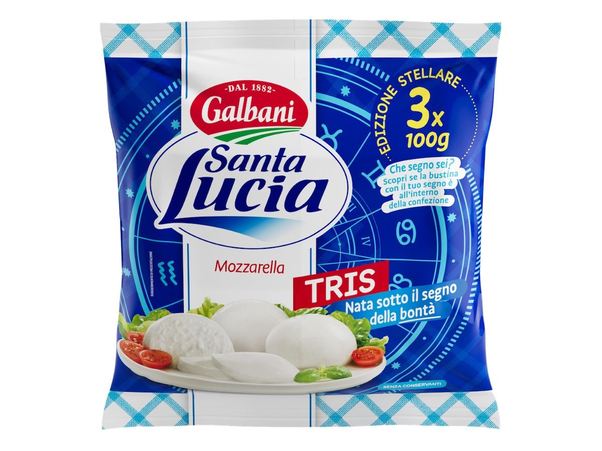 Galbani Santa Lucia lancia un’edizione “stellare”  con un pack dedicato ai segni zodiacali