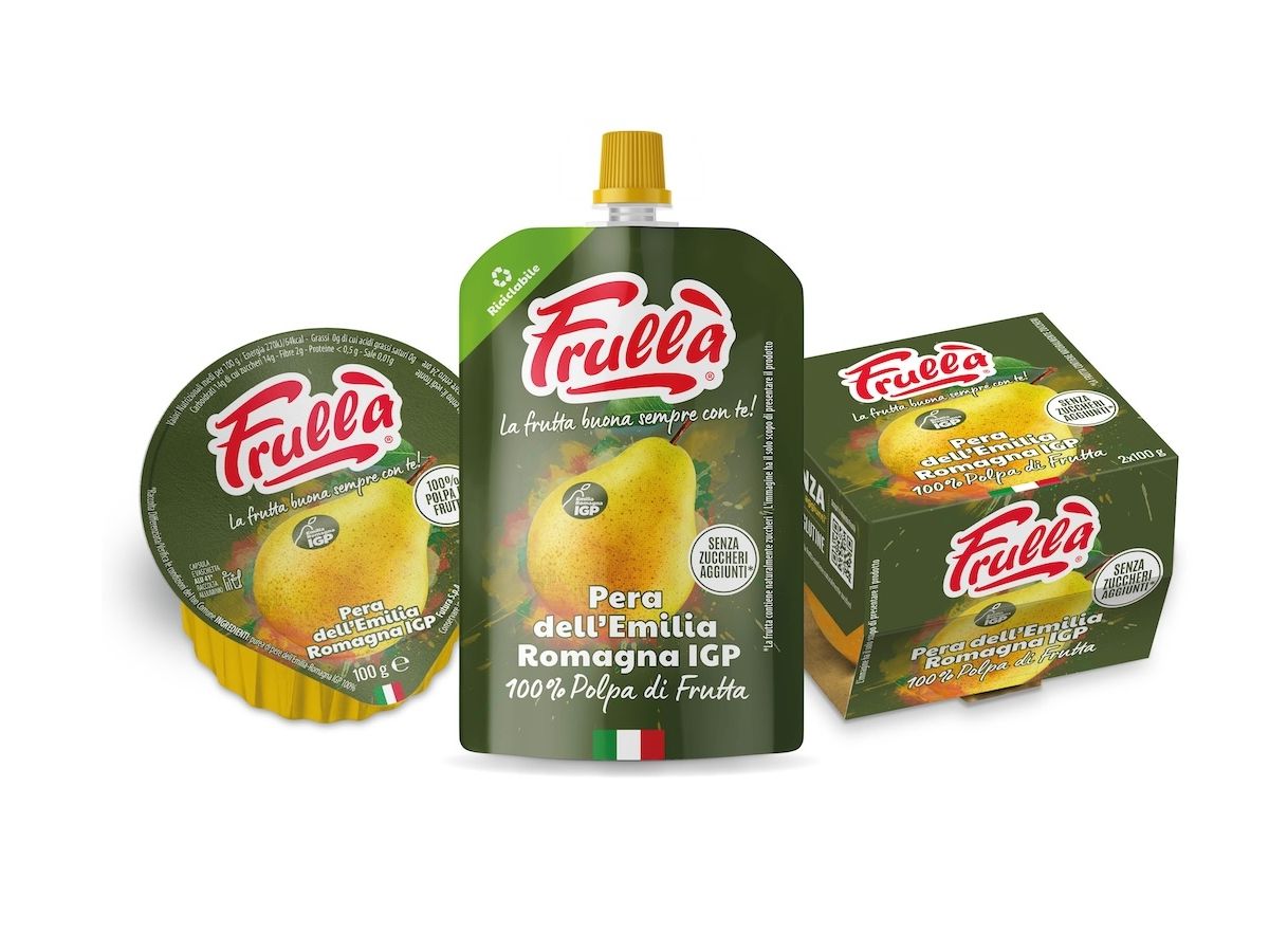 Frullà presenta la linea dedicata alla Pera dell’Emilia-Romagna Igp