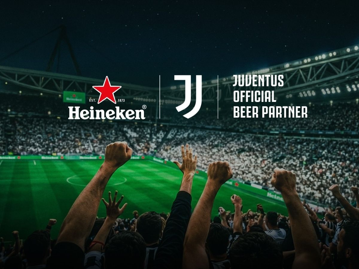 Heineken è il nuovo official beer partner di Juventus Football Club
