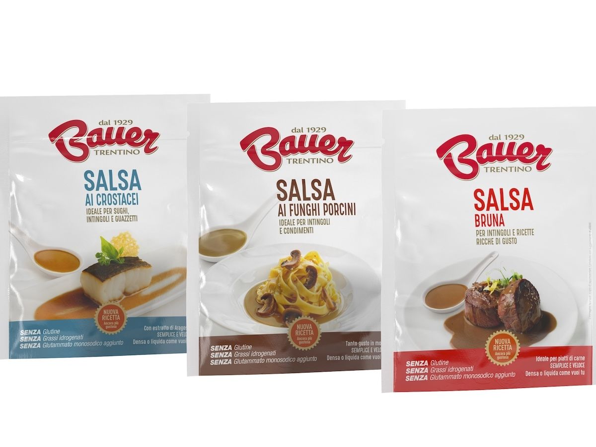 Bauer rinnova la sua gamma di salse: ricette più gustose e nuovi pack