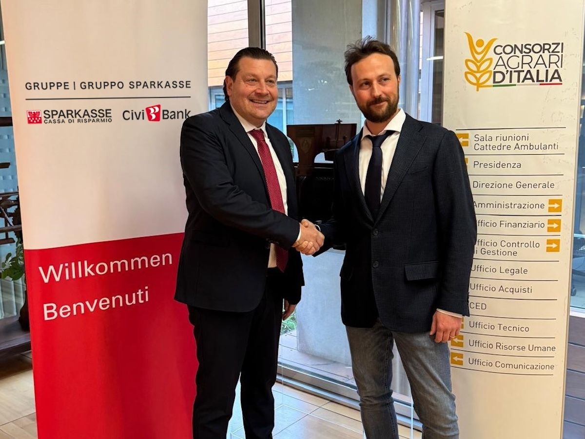 Gruppo Sparkasse e Consorzi Agrari d’Italia insieme per sostenere le imprese agricole