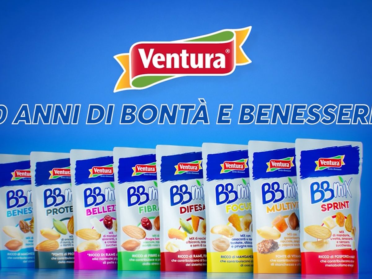 Ventura e BBmix tornano in tv per celebrare i 90 anni del brand Ventura e BBmix tornano in tv per celebrare i 90 anni del brand