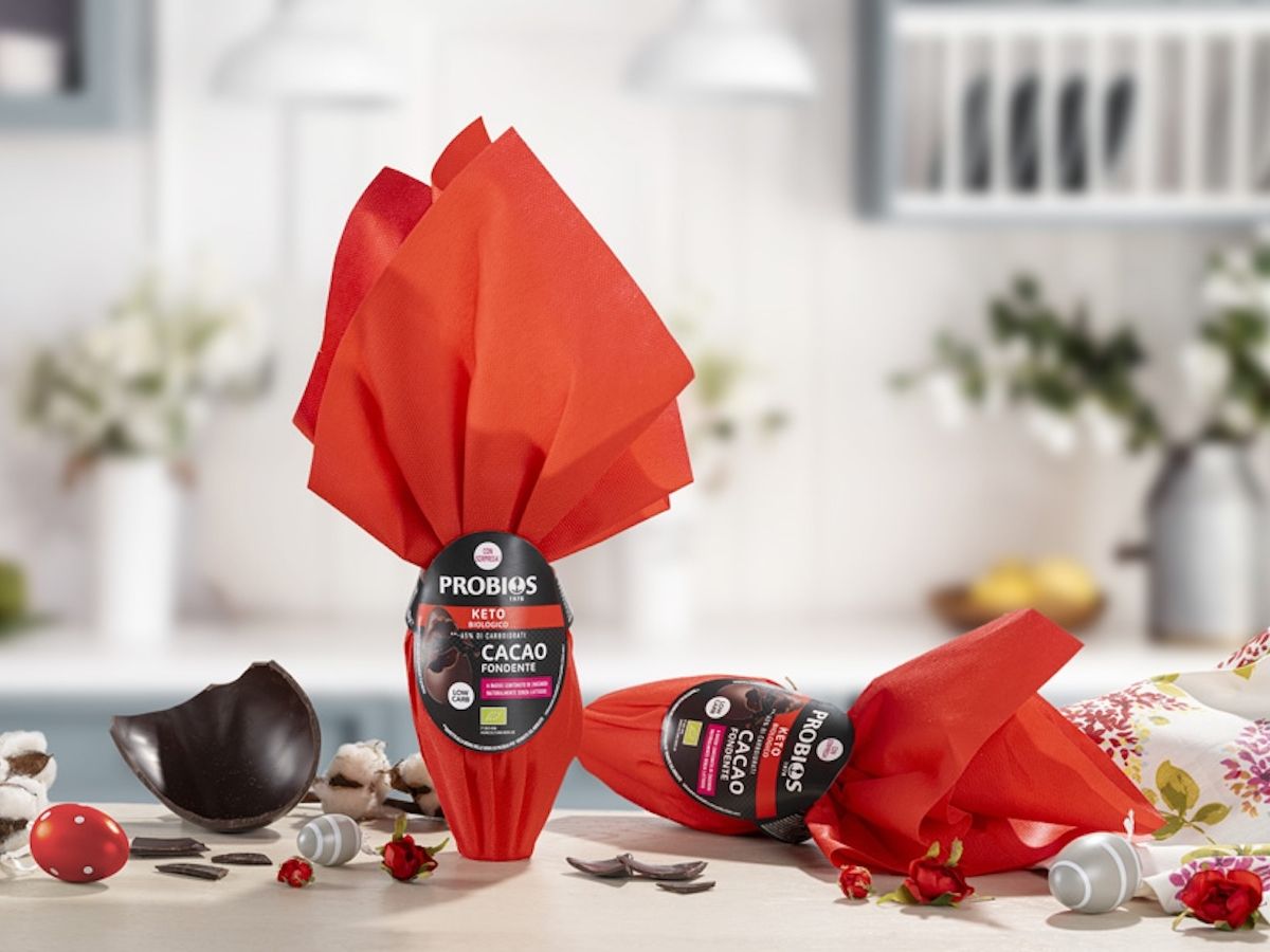 Probios lancia l’Uovo keto: il gusto del cacao in versione low carb e low sugar
