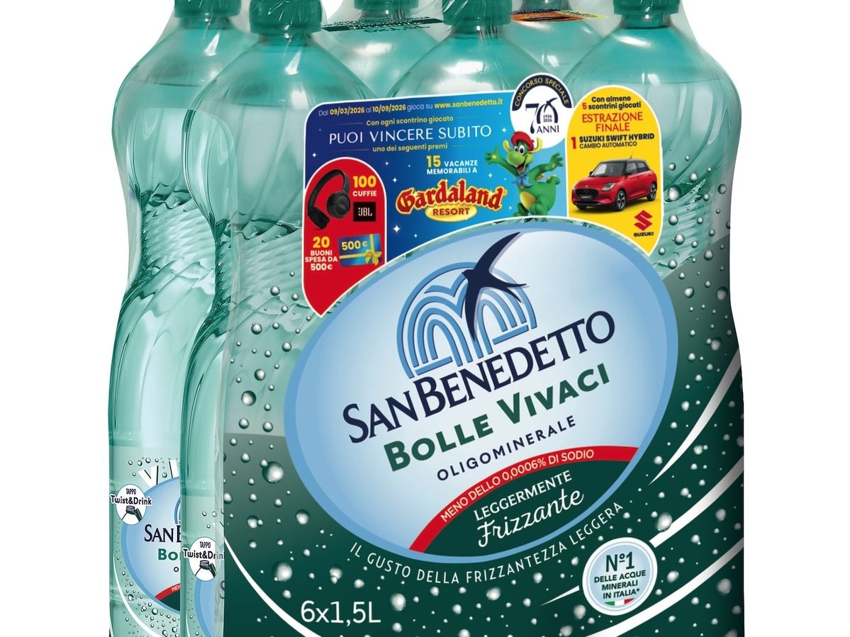 San Benedetto torna con il grande concorso a premi per premiare i consumatori