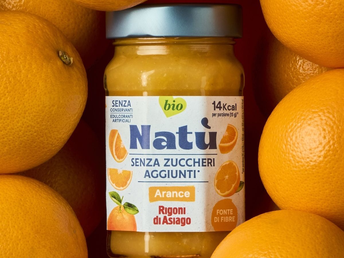 Rigoni di Asiago amplia la linea Natù senza zuccheri aggiunti con il gusto arance