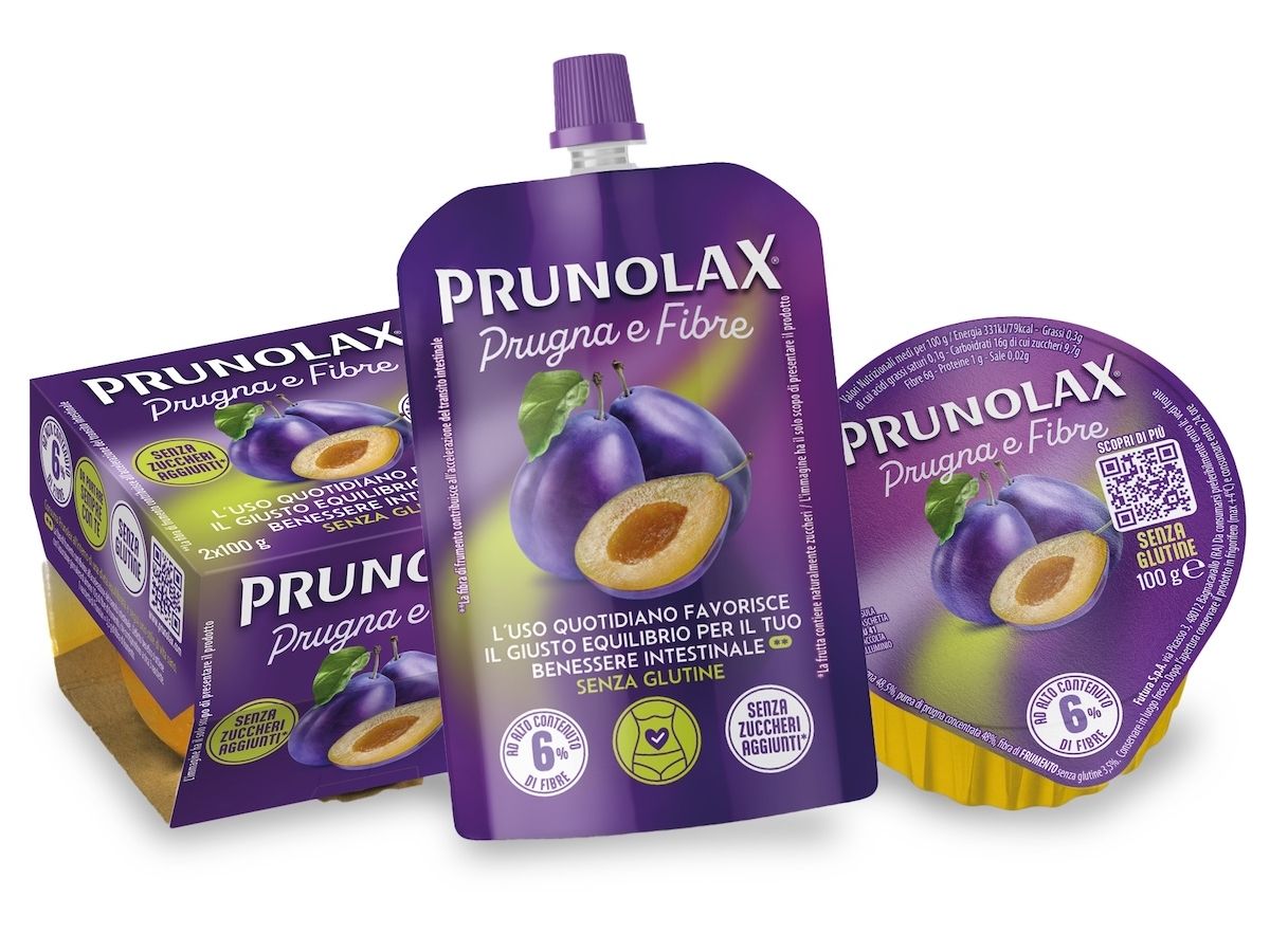 Prunolax si rinnova: nuova ricetta, nuovo claim e nuovo design