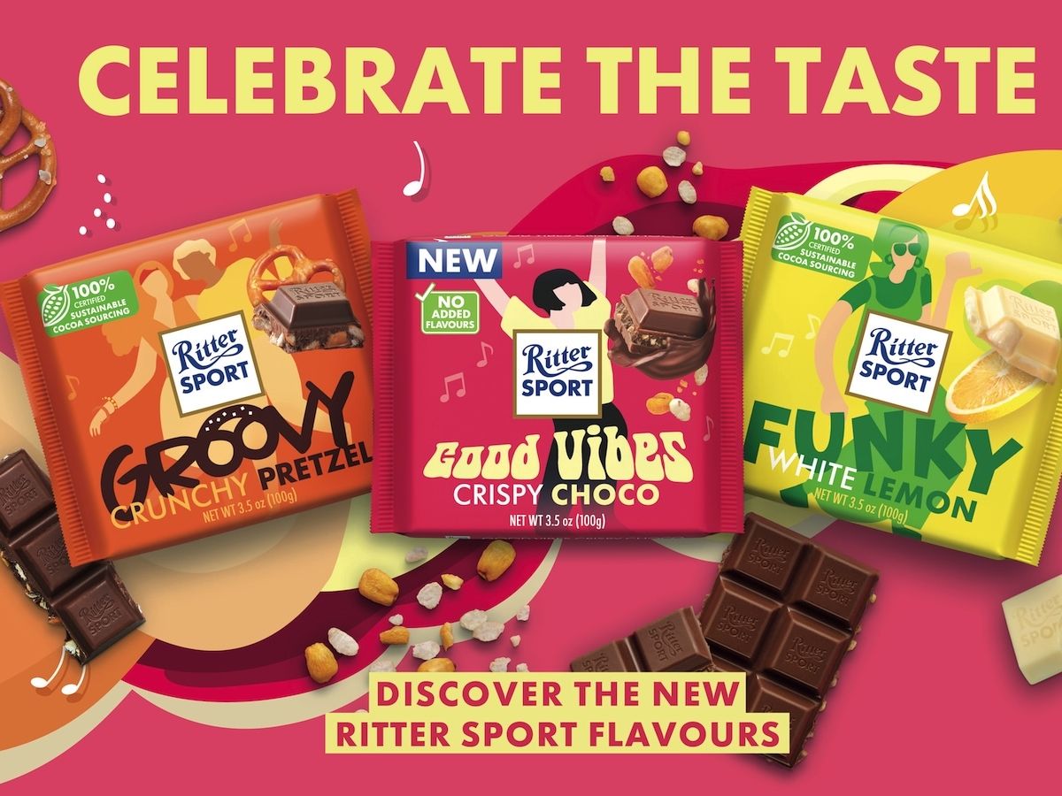 Ritter Sport riporta in scena la limited edition Tasty Vibes  