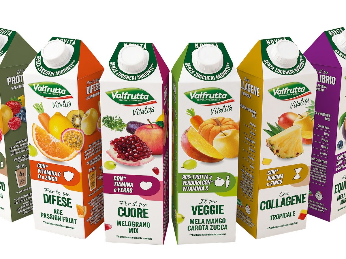  Valfrutta rinnova l’offerta di succhi di frutta funzionali con Valfrutta Vitalità