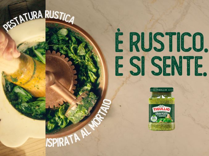 Pesto Tigullio on air con la campagna “È rustico e si sente”