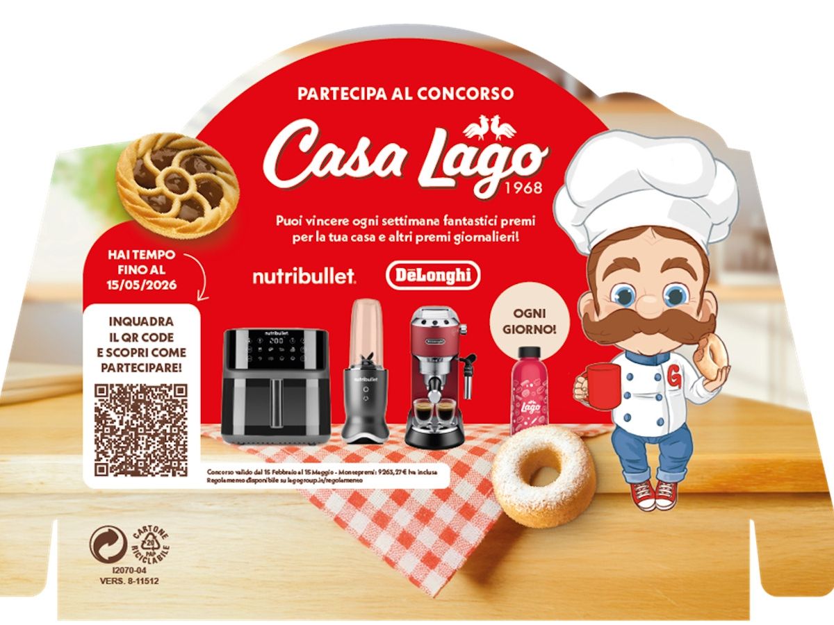 Lago Group: parte la consumer promo “Caso Lago” con le merende di Gastone Lago