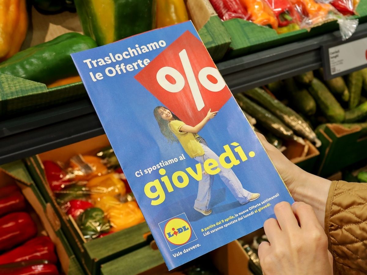 Lidl: le offerte settimanali traslocano dal lunedì al giovedì