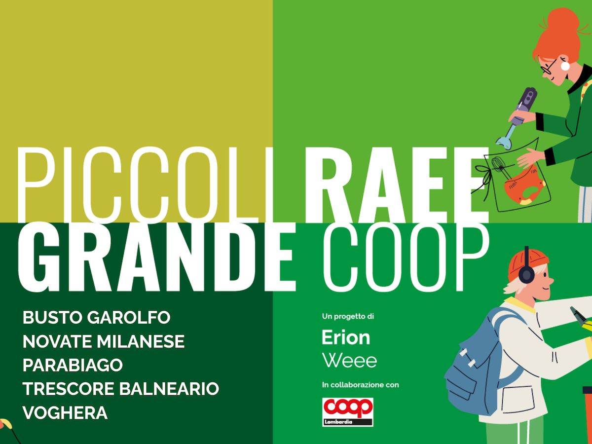 Coop Lombardia estende il progetto “Piccoli Raee, grande Coop”