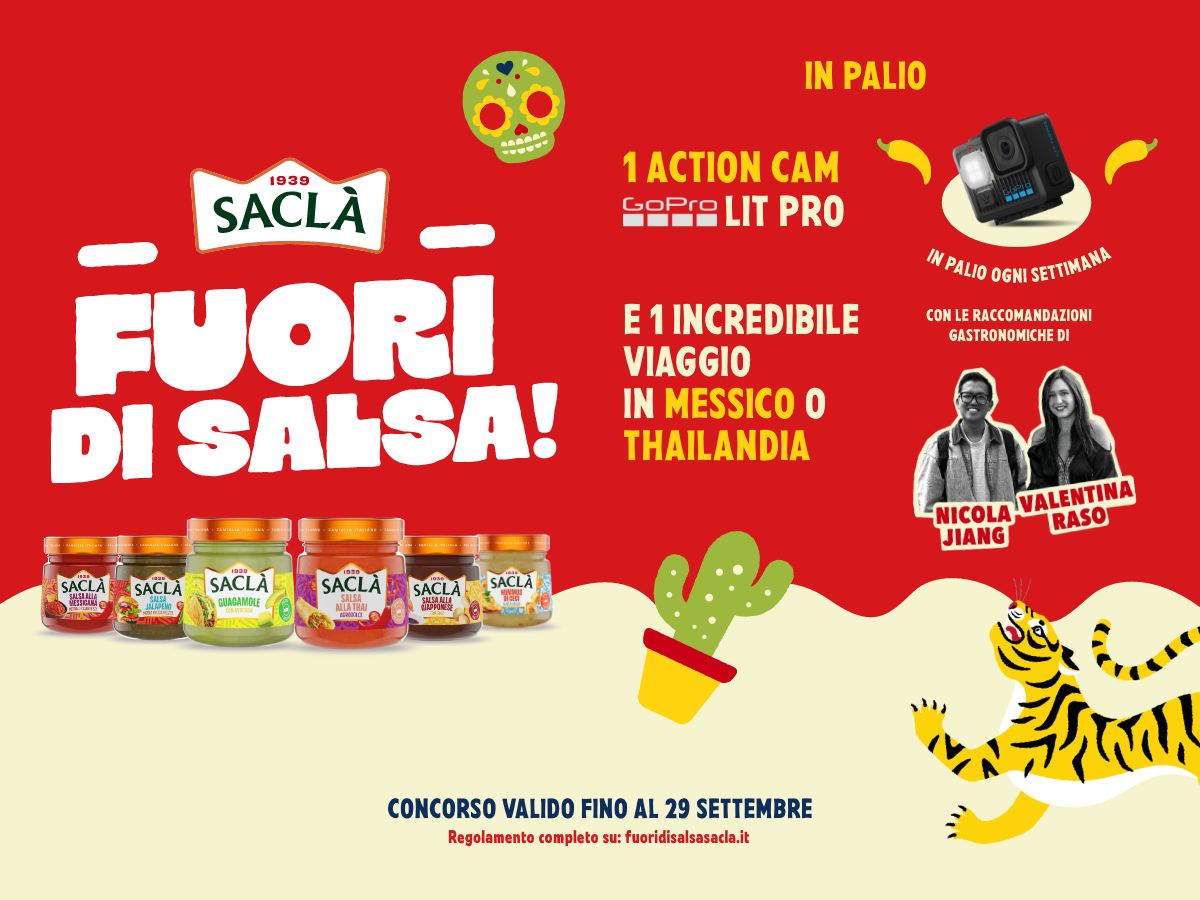 Saclà lancia il concorso a premi “Fuori di salsa!”: un invito a sperimentare