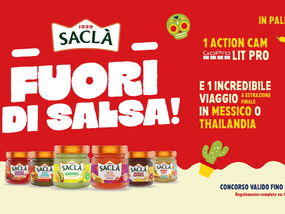 Saclà lancia il concorso a premi “Fuori di salsa!”: un invito a sperimentare