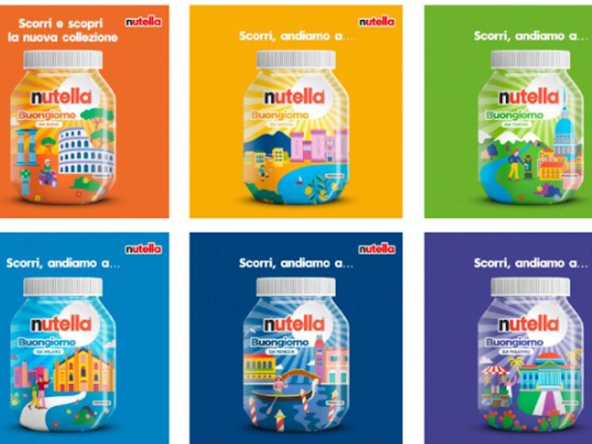 Nutella Buongiorno: limited edition in collaborazione con Enit dedicata a 10 città d’arte 
