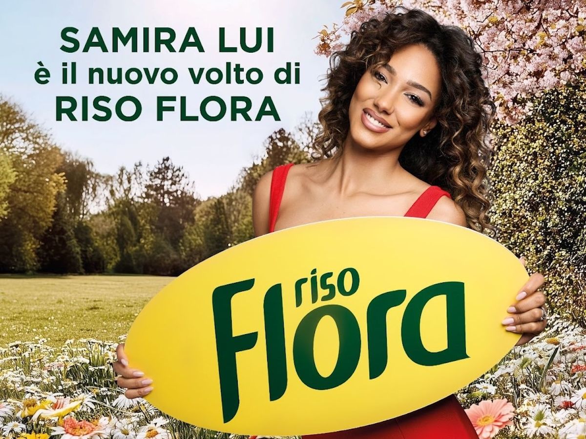 Riso Flora: Samira Lui è il nuovo volto del brand. Dal 19 aprile in onda il nuovo spot tv
