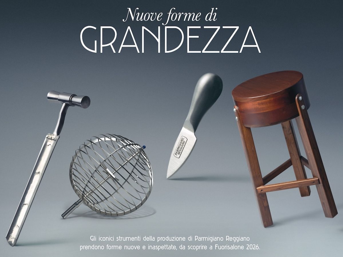 Il Parmigiano Reggiano protagonista alla Milano Design Week 2026 Il Parmigiano Reggiano protagonista alla Milano Design Week 2026