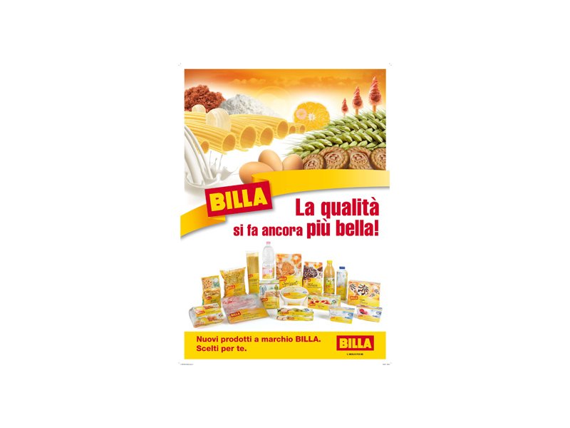 Billa lancia la propria private label