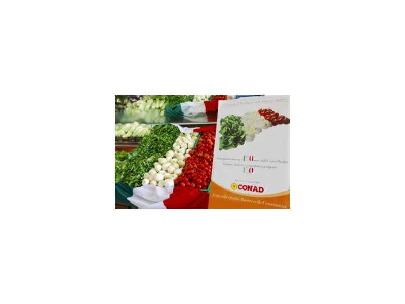 Conad celebra i 150 anni del tricolore