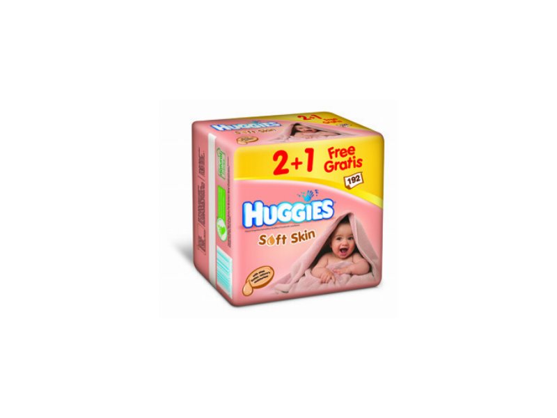 Da Huggies, due lanci nelle salviettine Da Huggies, due lanci nelle salviettine