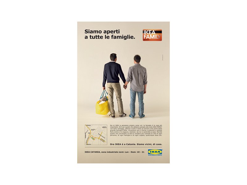 Ikea apre a "tutti i tipi di famiglie" Ikea apre a "tutti i tipi di famiglie"