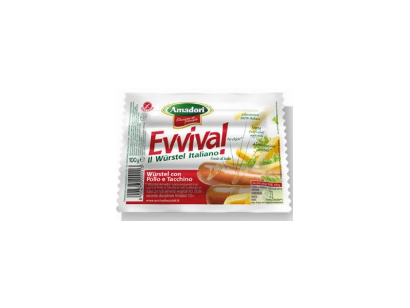 In arrivo il wurstel Evviva! Amadori In arrivo il wurstel Evviva! Amadori