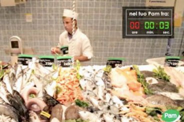 la "Barca del giorno" garantisce la qualità del mare ai clienti Pam
