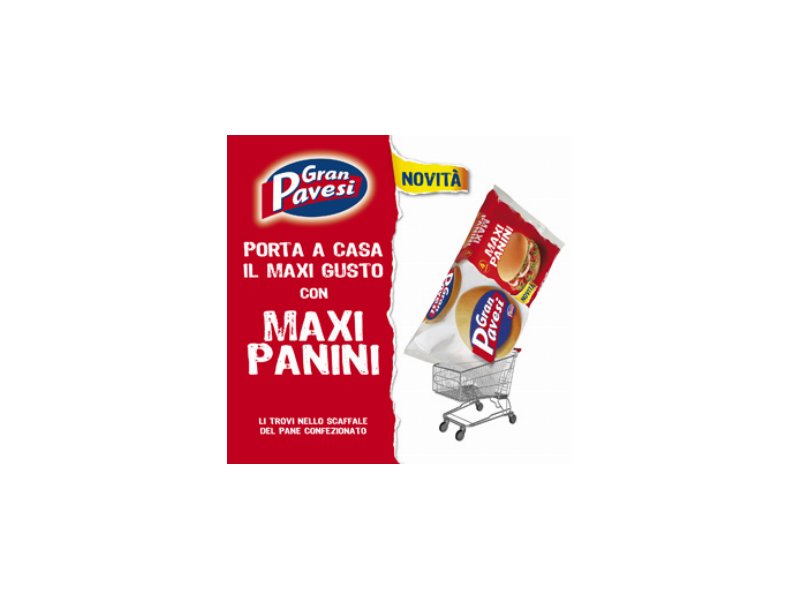 Panini Gran Pavesi: l'adv nel carrello Panini Gran Pavesi: l'adv nel carrello