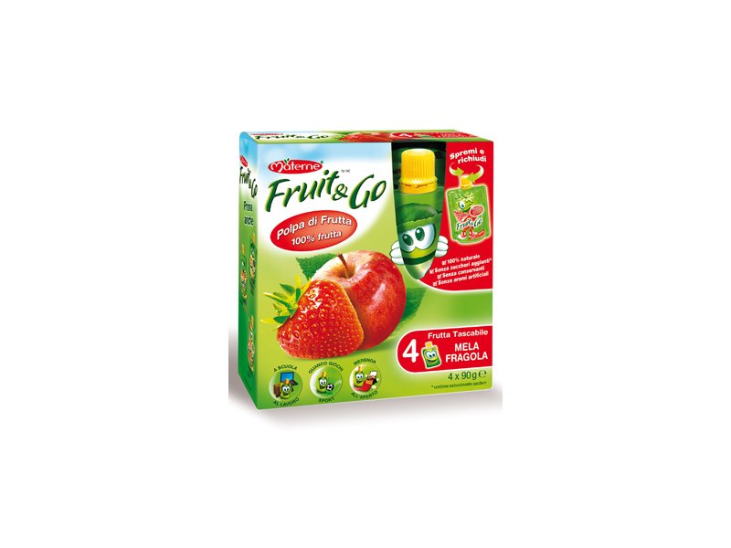 Sugli scaffali approda Fruit & Go di Materne Sugli scaffali approda Fruit & Go di Materne