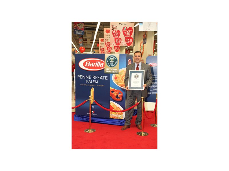 Barilla nel Guinness dei Primati con la pasta più grande del mondo - Distribuzione Moderna
