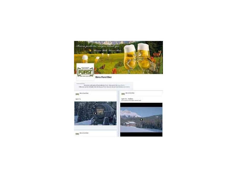 Birra Forst arriva su Facebook Birra Forst arriva su Facebook