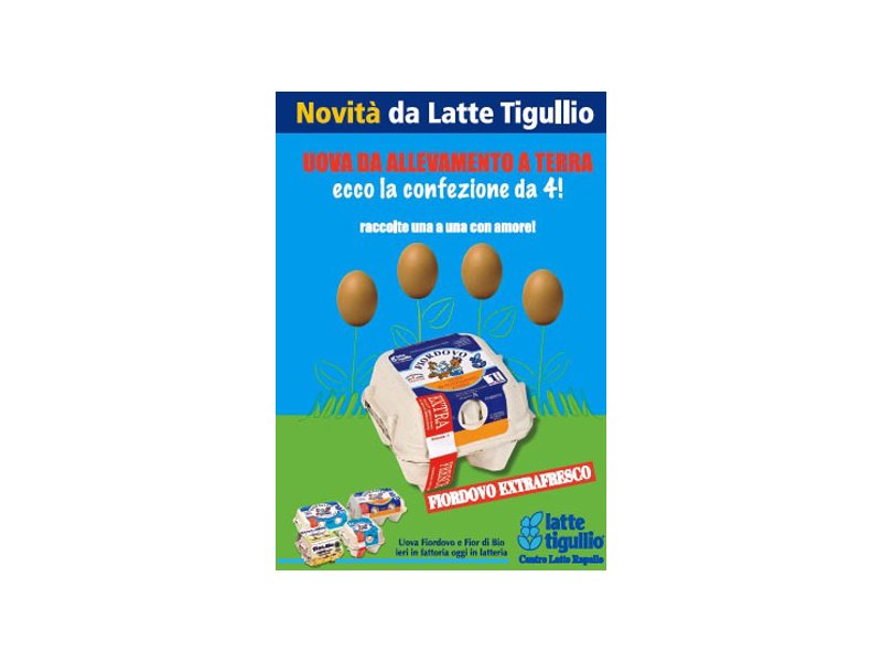 Centro Latte Rapallo presenta le Uova Extra Fresche Fiordovo Tigullio