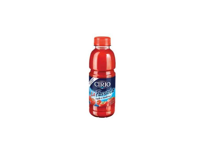 Cirio presenta la prima passata in plastica