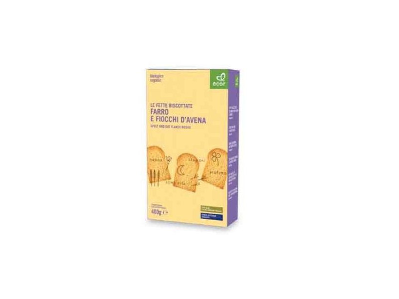 Da Ecor le nuove fette biscottate biologiche Da Ecor le nuove fette biscottate biologiche