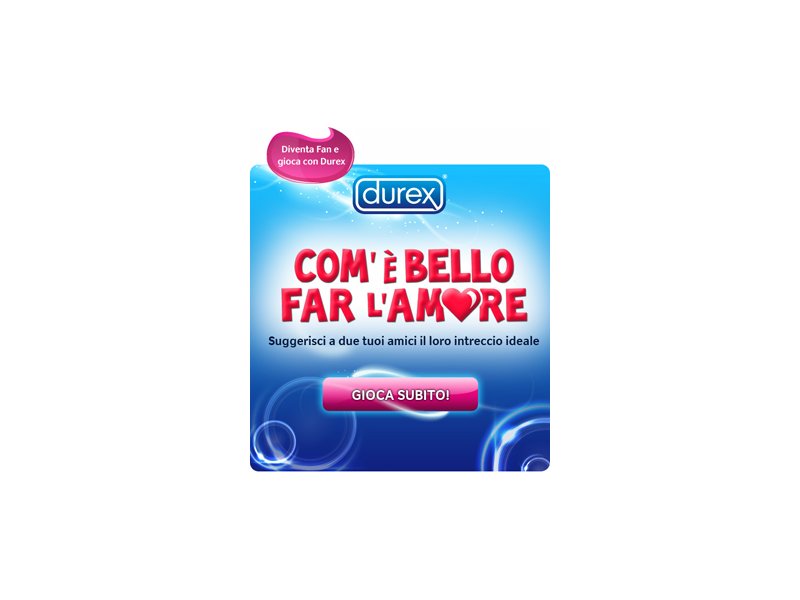 Durex lancia l’app “Com’è bello far l’Amore”