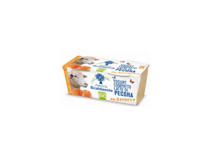 Fattoria Scaldasole presenta lo yogurt compatto al latte di pecora con albicocca