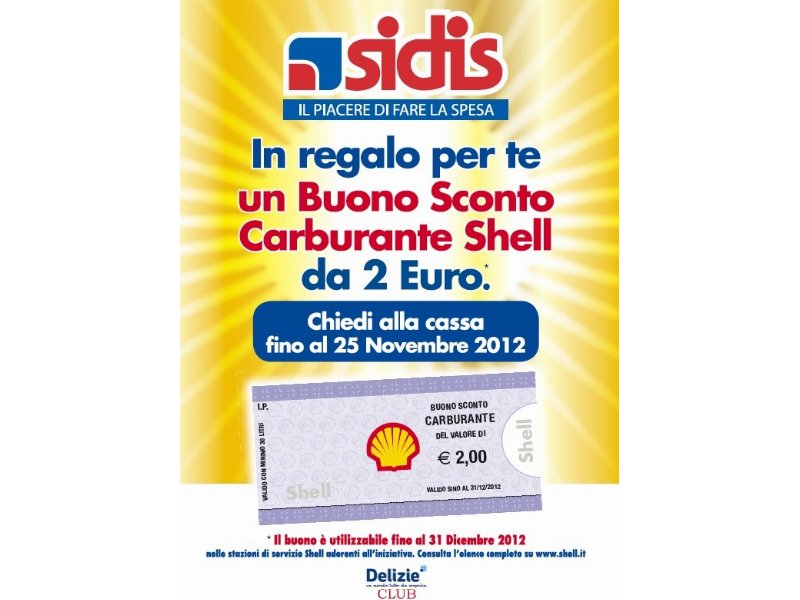 Interdis distribuisce oltre 1 milione di buoni sconto carburante Shell