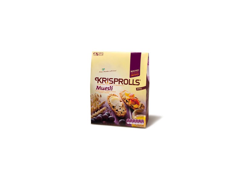 Krisprolls lancia i nuovi crostini al Muesli Krisprolls lancia i nuovi crostini al Muesli