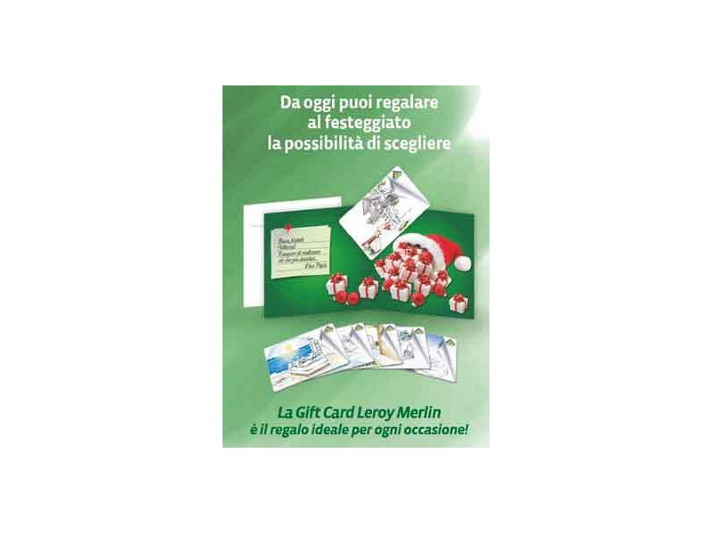 Leroy Merlin propone le nuove Gift Card natalizie Leroy Merlin propone le nuove Gift Card natalizie