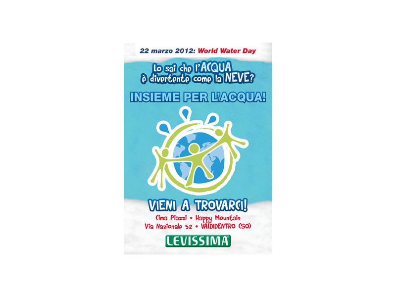 Levissima per la giornata mondiale dell’acqua Levissima per la giornata mondiale dell’acqua