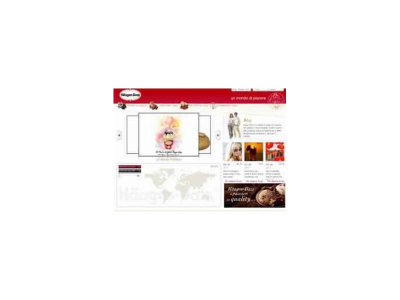 Nasce il sito web italiano di Häagen-Dazs