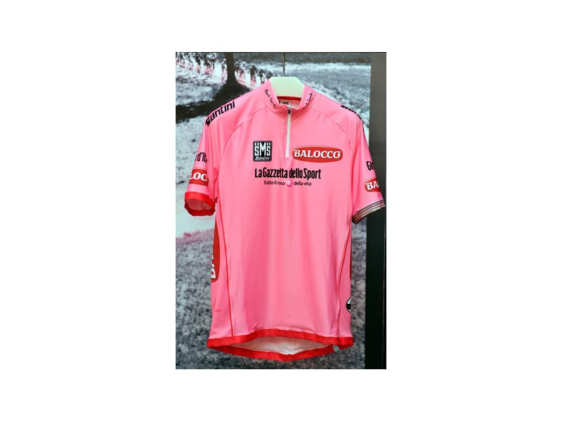 Balocco indossa la maglia rosa Balocco indossa la maglia rosa