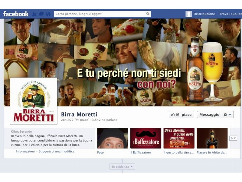 Birra Moretti dedica un'iniziativa ai tifosi di calcio