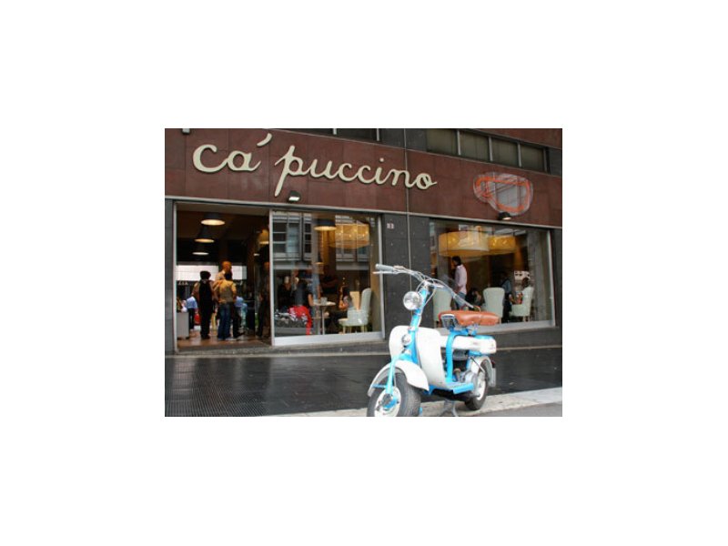 Ca'puccino atterra a Heathrow Terminal 2