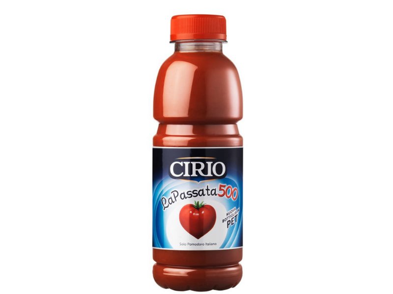 Cirio presenta Passata 500, la prima passata in Pet