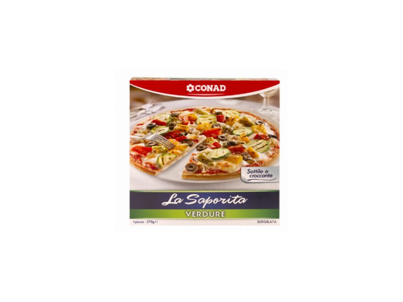 Conad presenta le pizze surgelate della linea “La Saporita”